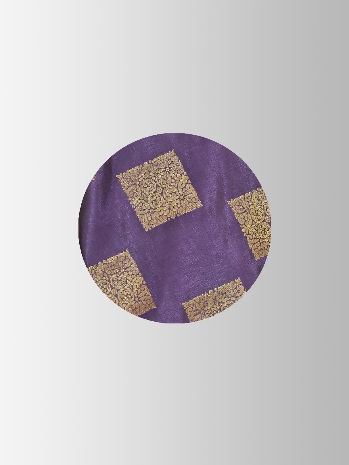 Mimosa Womens Tussar Silk Saree Kanjivaram style Violet Color