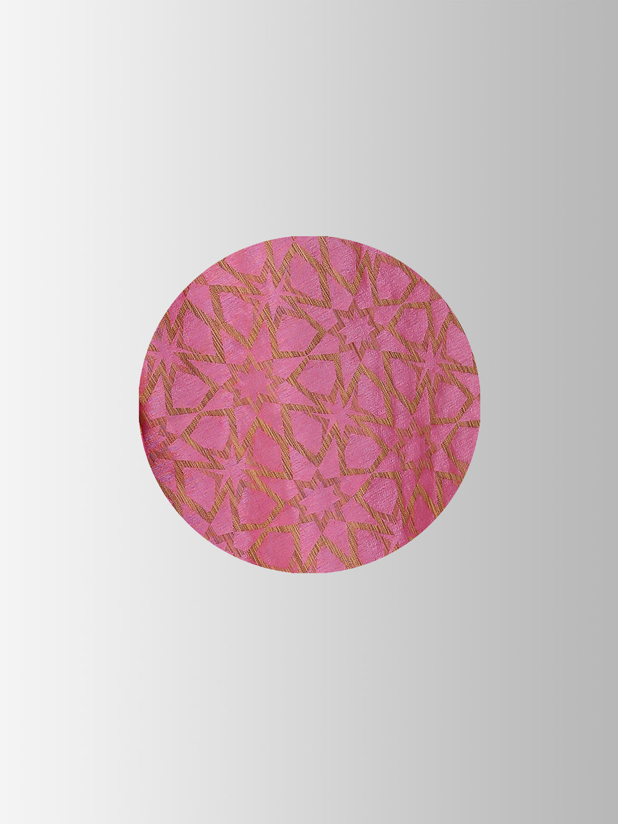 Mimosa Womens Art Silk Saree Patola Pink Color