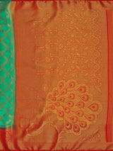 Mimosa Womens Art Silk Saree Kanjivaram Rama Color