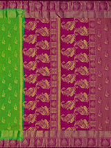 Mimosa Womens Art Silk Saree Kanjivaram Liril Color