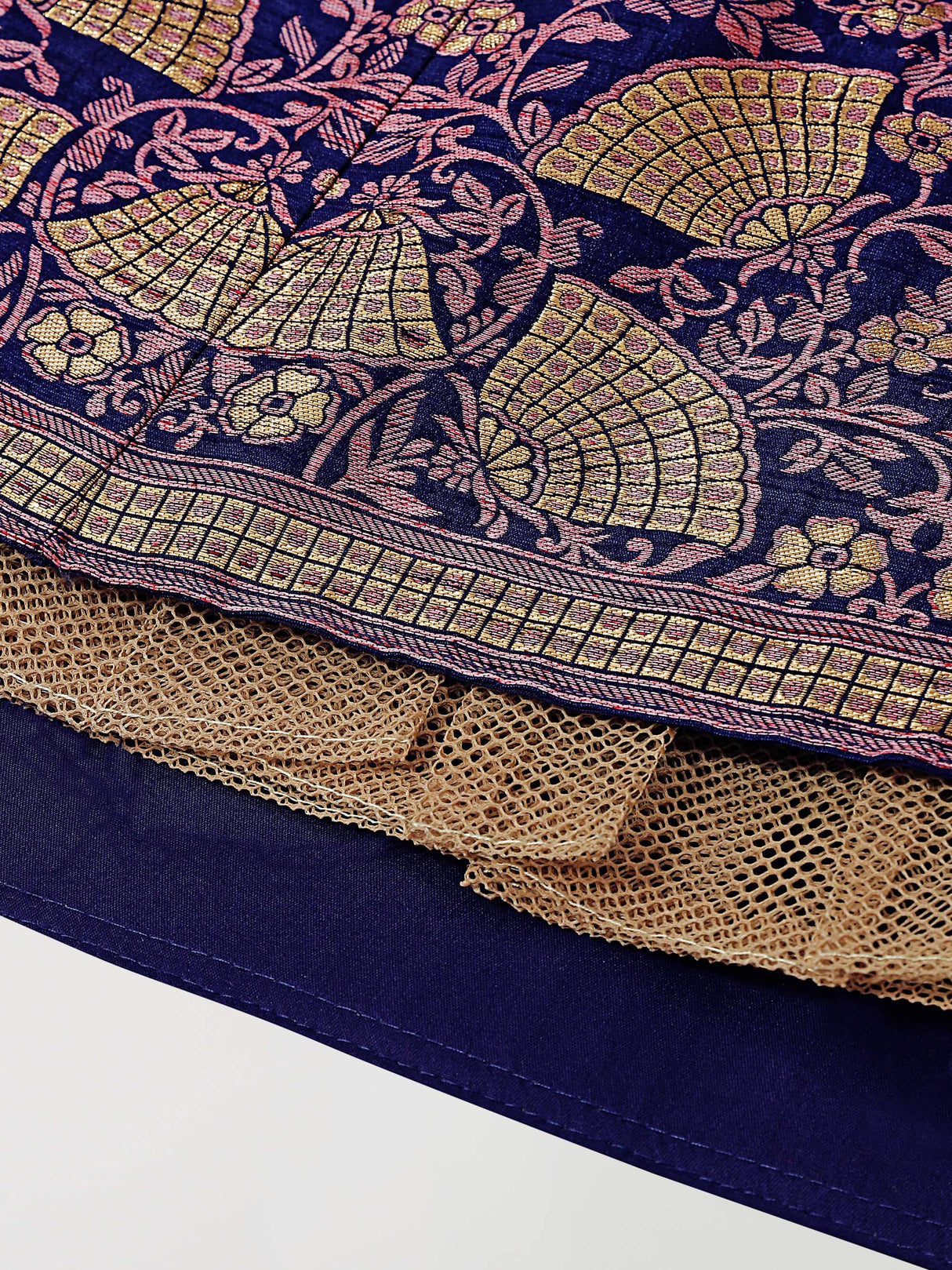 MIMOSA Women's Art Silk Semi-Stitched Lehenga with Unstitched Blouse and Dupatta