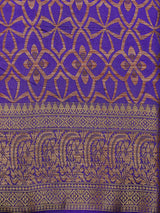 Mimosa Womens Art Silk Saree Kanjivaram Purple Color