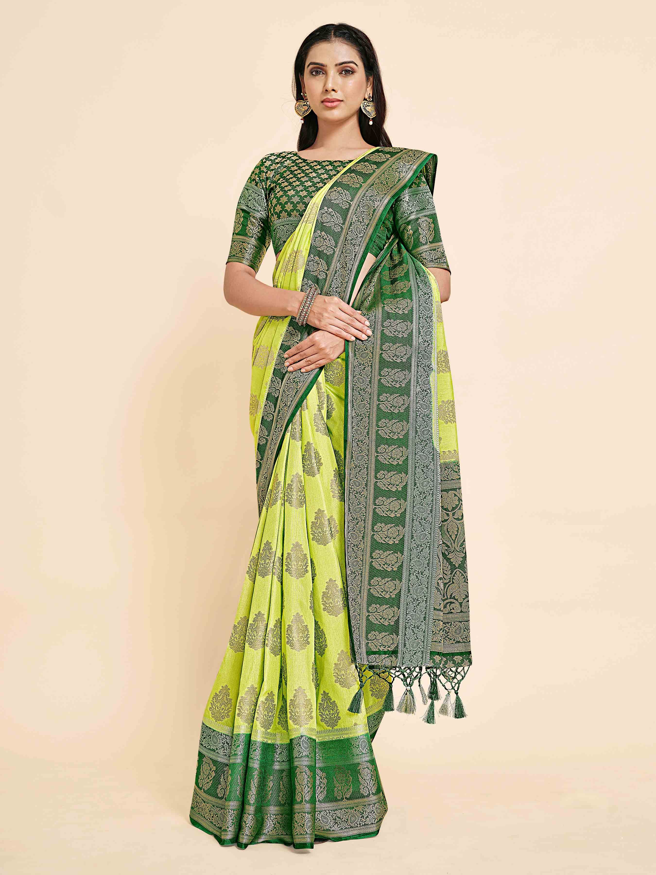Buy Organza Silk Booties Saree With Tie Up Bell Sleeves by PUNIT BALANA at  Ogaan Online Shopping Site