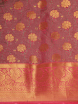 Mimosa Womens Art Silk Saree Kanjivaram Gajjari Color