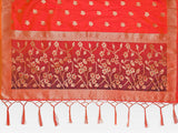 MIMOSA Women's Banarasi Art Silk dupatta Pink Color