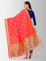 Mimosa Women's Banarasi Art Silk dupatta Color