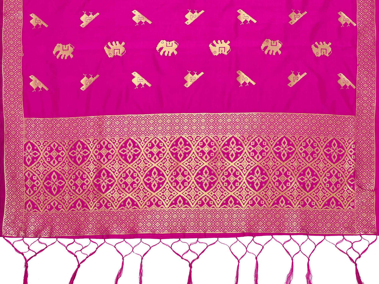 Mimosa Women's Banarasi Art Silk dupatta Color