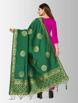 MIMOSA Women's Banarasi Art Silk dupatta Color