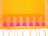 MIMOSA Women's Banarasi Art Silk dupatta Color