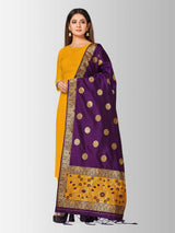 Mimosa Women's Banarasi Art Silk dupatta Color