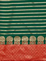 Mimosa Women's Woven Design Kanjivaram Art Silk Saree With Blouse Piece : SA00001078BG