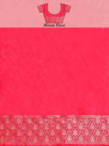 Mimosa Women's Woven Design Kanjivaram Art Silk Saree With Blouse Piece : SA00001078GD
