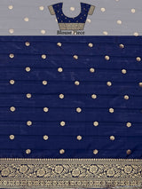 Mimosa Women's Woven Design Kanjivaram Art Silk Saree With Blouse Piece : SA00001101NV
