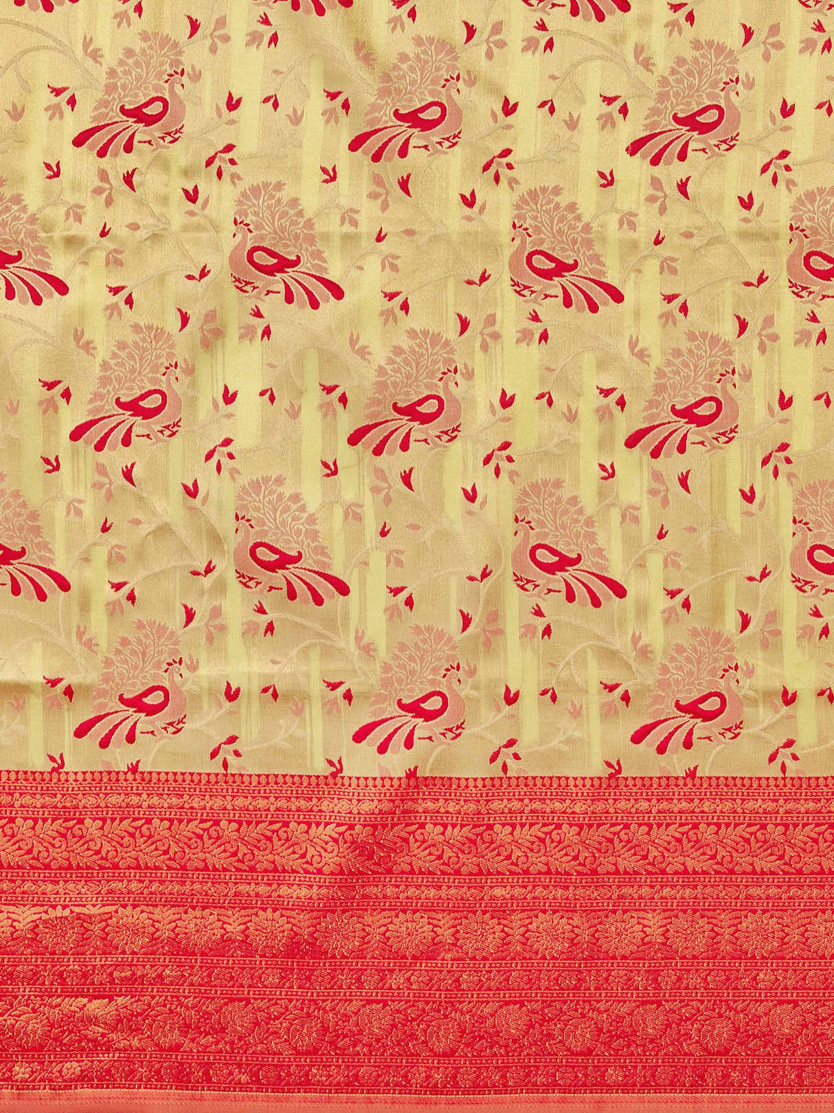 Mimosa Women's Woven Design Kanjivaram Art Silk Saree With Blouse Piece : SA00001101RN