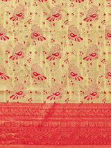 Mimosa Women's Woven Design Kanjivaram Art Silk Saree With Blouse Piece : SA00001101RN