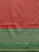 Mimosa Women's Woven Design Kanjivaram Art Silk Saree With Blouse Piece : SA00001103RED