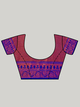 Mimosa Women's Woven Design Kanjivaram Art Silk Saree With Blouse Piece : SA00001131MJ