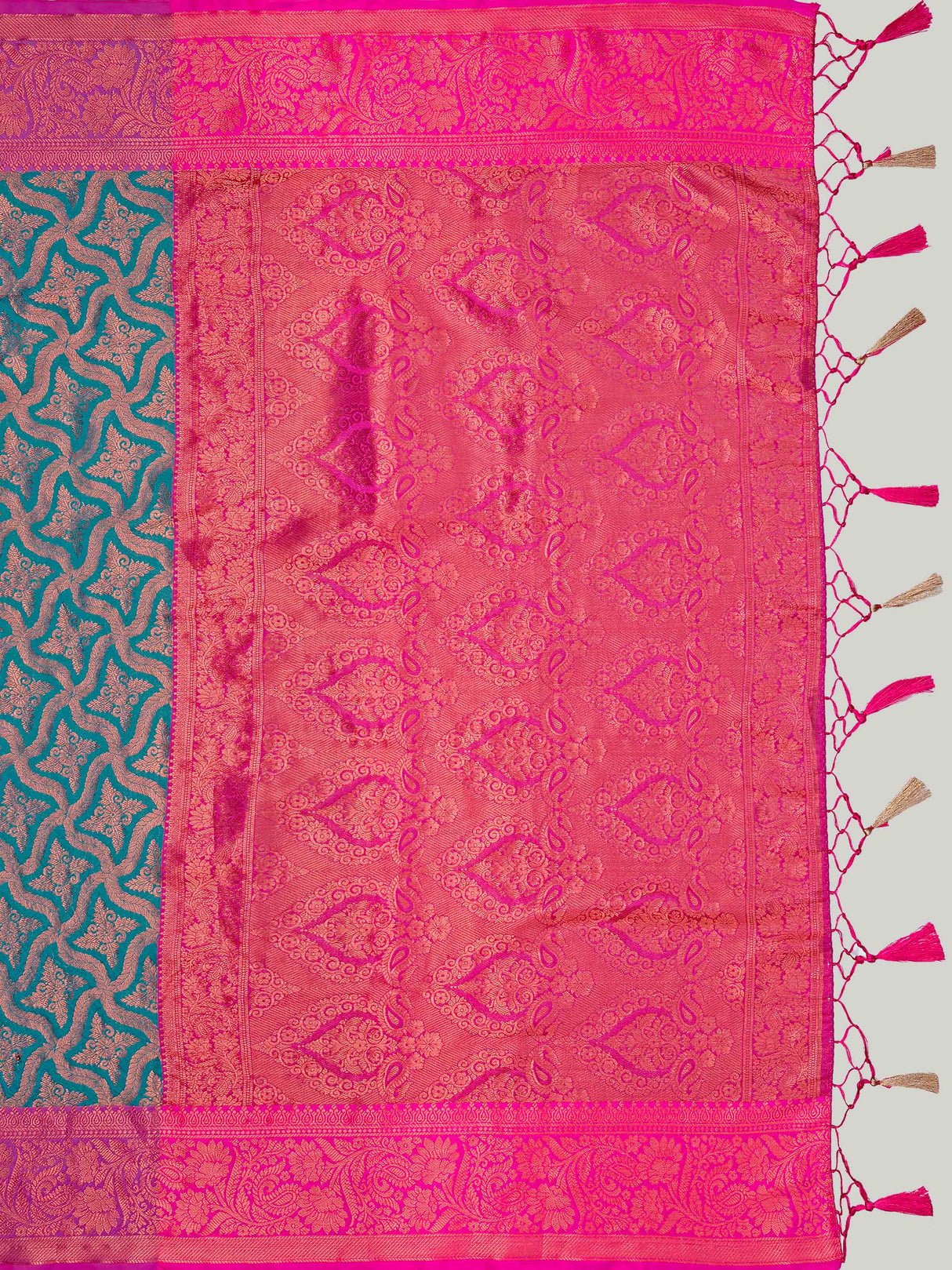 Mimosa Women's Woven Design Kanjivaram Art Silk Saree With Blouse Piece : SA00001132SF