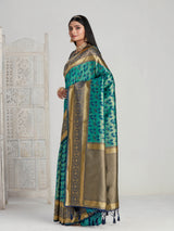 Mimosa Women's Woven Design Kanjivaram Art Silk Saree With Blouse Piece : SA00001144RM