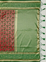 Mimosa Women's Woven Design Kanjivaram Art Silk Saree With Blouse Piece : SA00001144RN