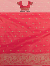 Mimosa Women's Woven Design Kanjivaram Art Silk Saree With Blouse Piece : SA00001255SFFREE