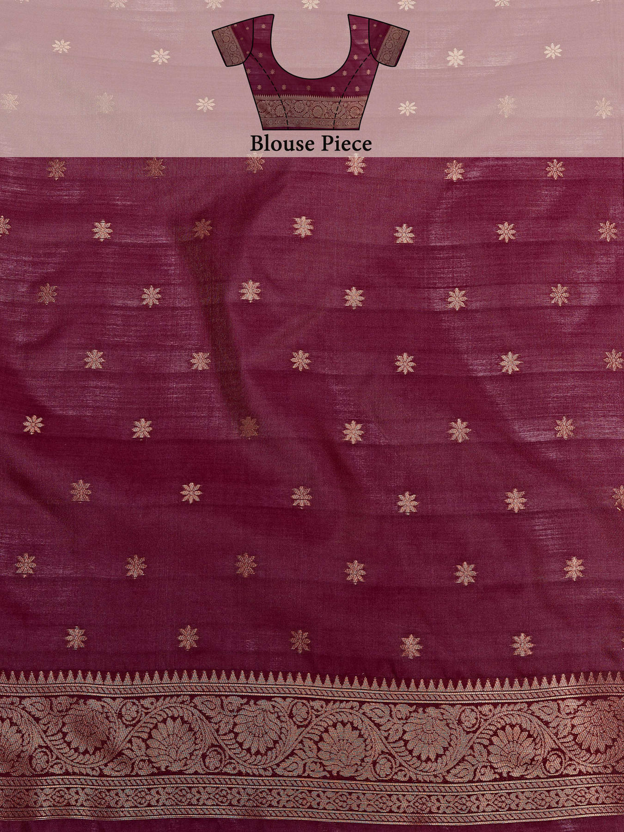 Mimosa Women's Woven Design Kanjivaram Art Silk Saree With Blouse Piece : SA00001280PNKFREE