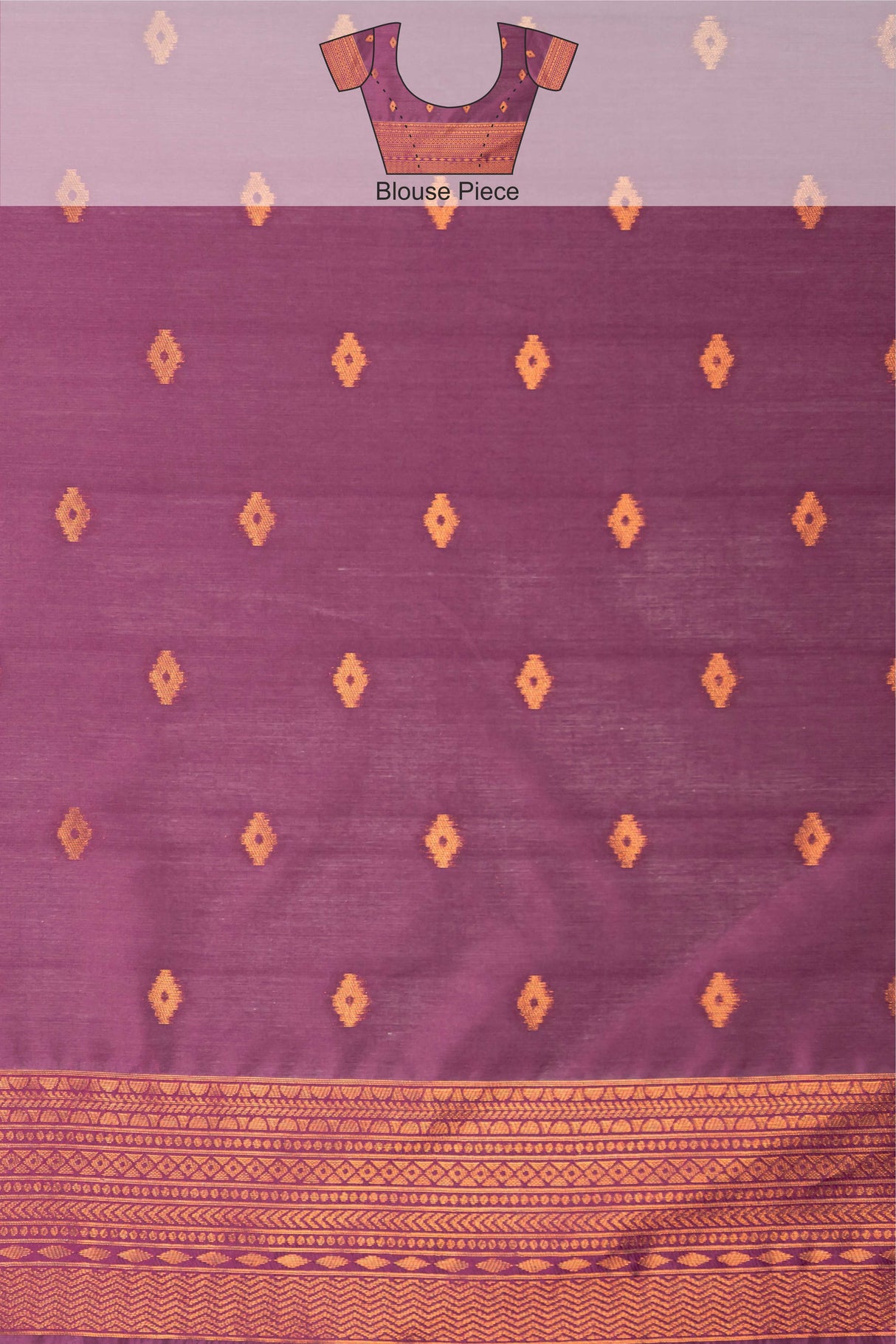 Mimosa Women's Woven Design Kanjivaram Style Art Silk Saree With Blouse Piece : SA00001789MJFREE