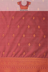 Mimosa Women's Woven Design Kanjivaram Style Art Silk Saree With Blouse Piece : SA00001789MRFREE