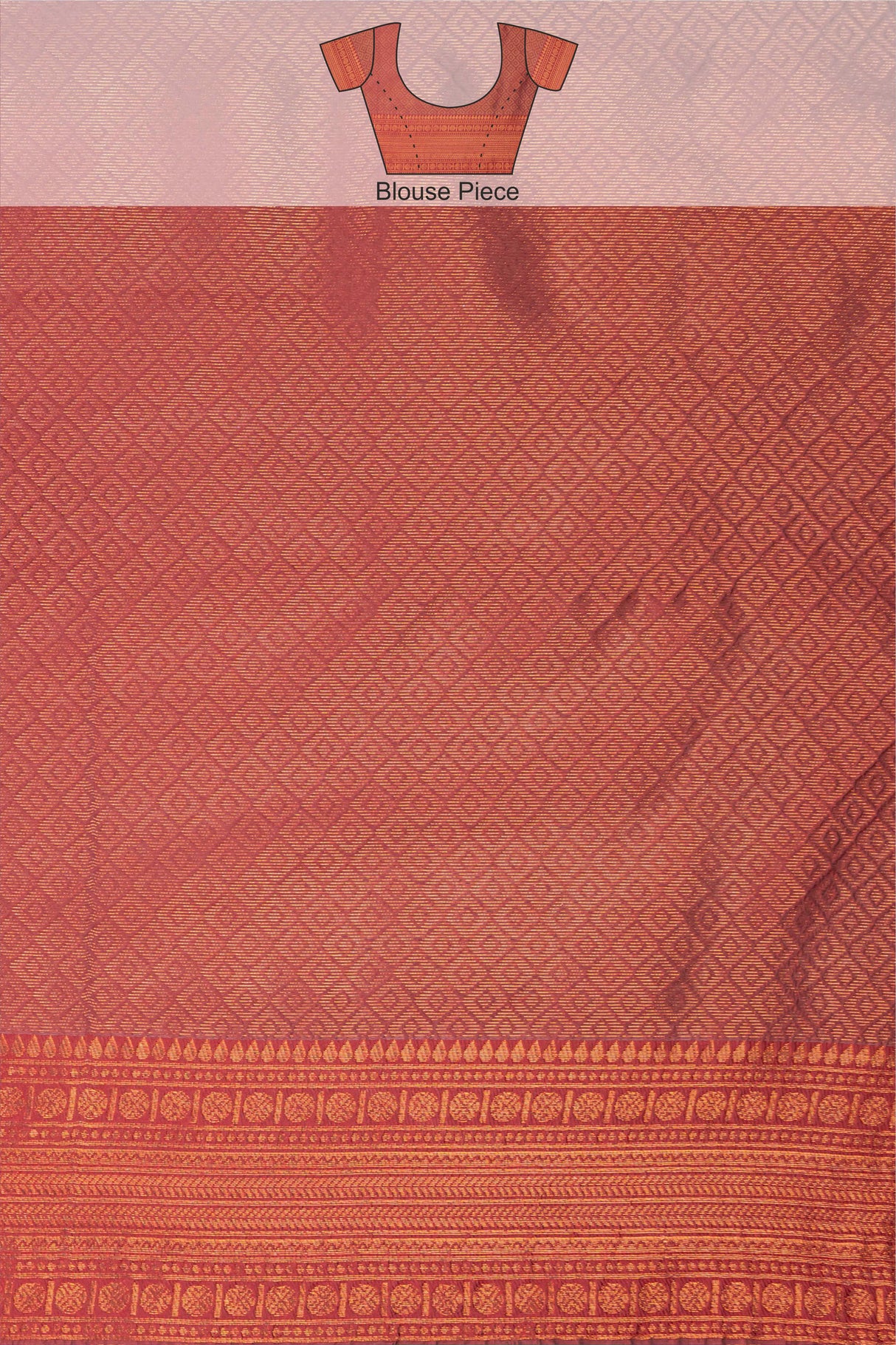 Mimosa Women's Woven Design Kanjivaram Style Art Silk Saree With Blouse Piece : SA00001790MRFREE