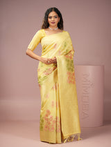 Mimosa Women's Woven Design Banarasi Style Art Silk Saree With Blouse Piece : SA00001990LMFREE