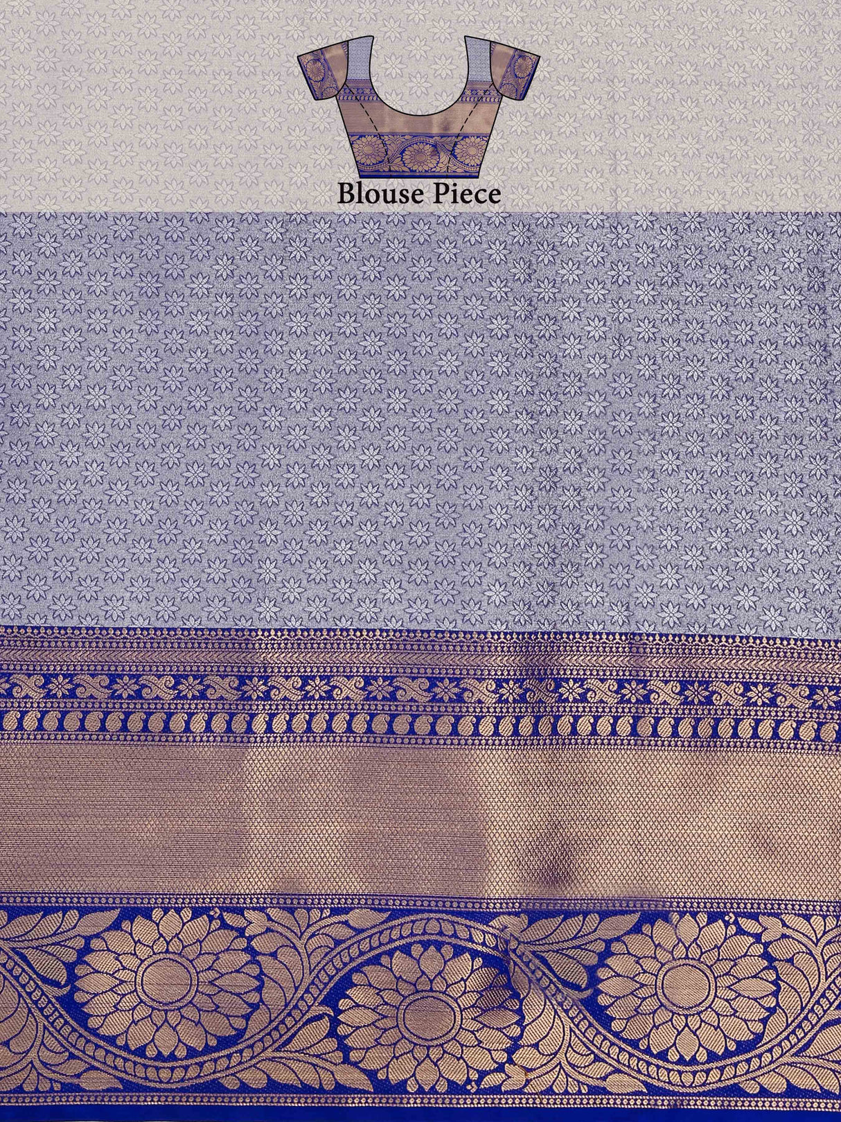 Mimosa Women's Woven Design Kanjivaram Art Silk Saree With Blouse Piece : SA0000463GJ