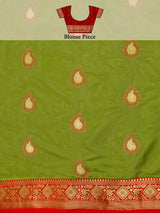 Mimosa Women's Woven Design Kanjivaram Art Silk Saree With Blouse Piece : SA0000944OL