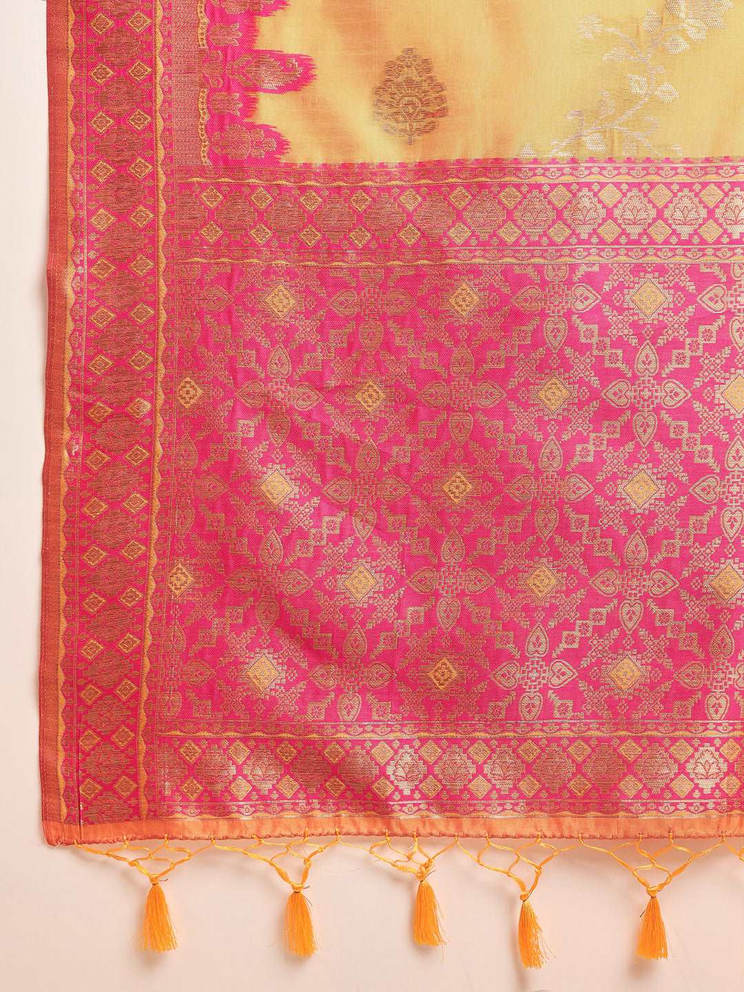 Mimosa Women's Woven Design Banarasi Art Silk Saree With Blouse Piece : SA00001063MSFREE