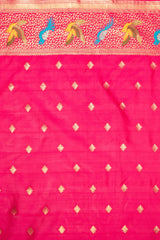 Mimosa Women's Woven Design Kanjivaram Style Art Silk Saree With Blouse Piece : SA00001605OLFREE