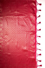 Mimosa Women's Woven Design Banarasi Style Art Silk Saree With Blouse Piece : SA00001580OFWFREE