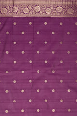 Mimosa Women's Woven Design Kanjivaram Style Art Silk Saree With Blouse Piece : SA00001626PNKFREE