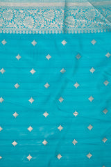 Mimosa Women's Woven Design Kanjivaram Style Art Silk Saree With Blouse Piece : SA00001586GDFREE