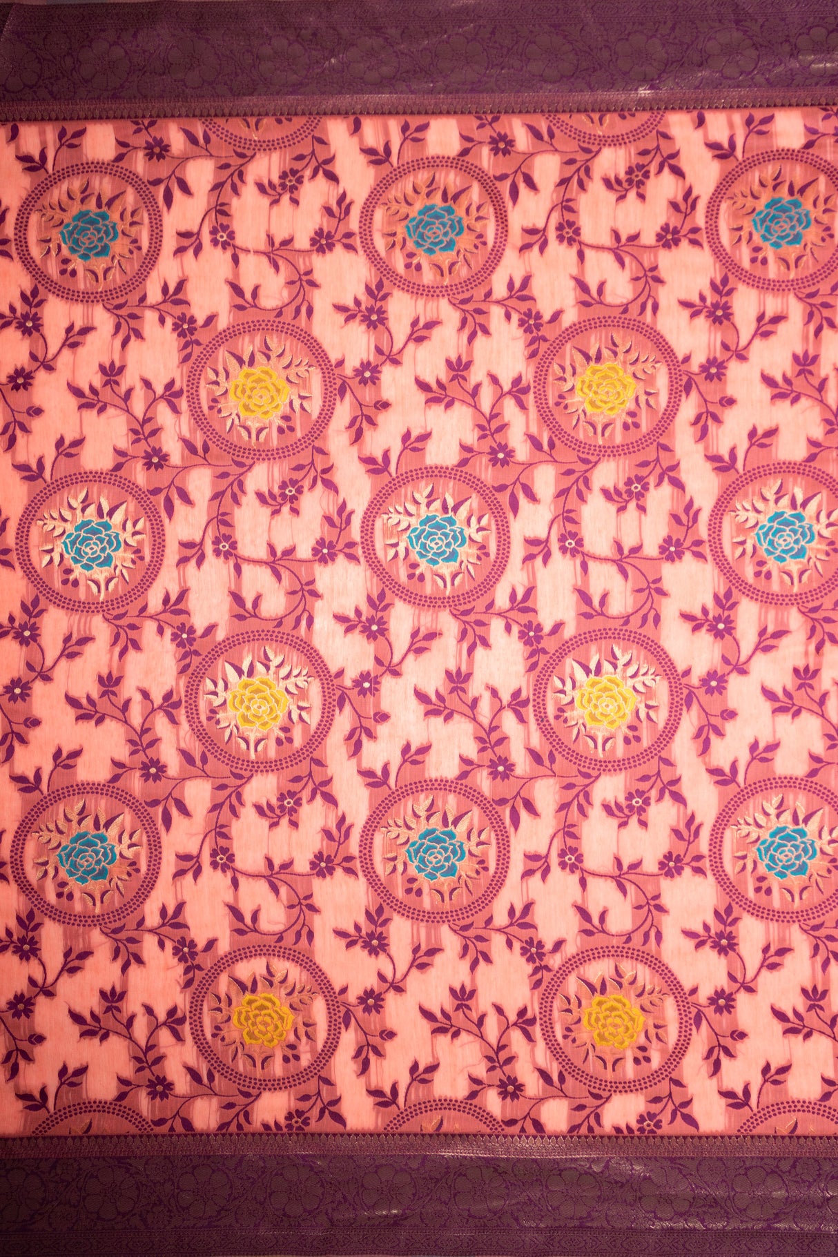 Mimosa Women's Woven Design Kanjivaram Style Art Silk Saree With Blouse Piece : SA00001599STFREE