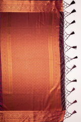 Mimosa Women's Woven Design Kanjivaram Style Art Silk Saree With Blouse Piece : SA00001700RNFREE