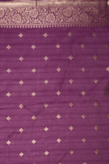 Mimosa Women's Woven Design Kanjivaram Style Art Silk Saree With Blouse Piece : SA00001586SFFREE