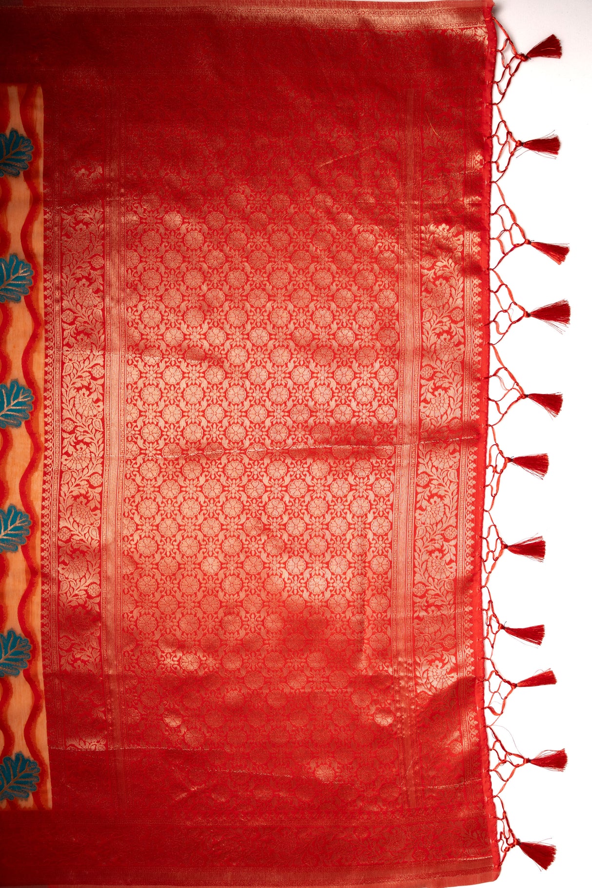 Mimosa Women's Woven Design Kanjivaram Style Art Silk Saree With Blouse Piece : SA00001600PCFREE