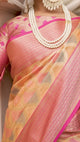 Mimosa Women's Woven Design Banarasi Art Silk Saree With Blouse Piece : SA00001212PCFREE