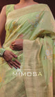 Mimosa Women's Woven Design Banarasi Style Art Silk Saree With Blouse Piece : SA00001767PSFREE