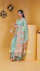 Mimosa Women's Woven Design Banarasi Style Art Silk Saree With Blouse Piece : SA00001808ANFREE