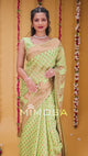 Mimosa Women's Woven Design Banarasi Style Art Silk Saree With Blouse Piece : SA00001809LRFREE