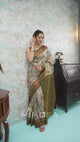 Mimosa Women's Woven Design Pochampally Style Art Silk Saree With Blouse Piece : SA00001983GYFREE