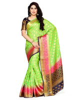 Mimosa Womens Art Silk Saree Kanjivaram Liril Color