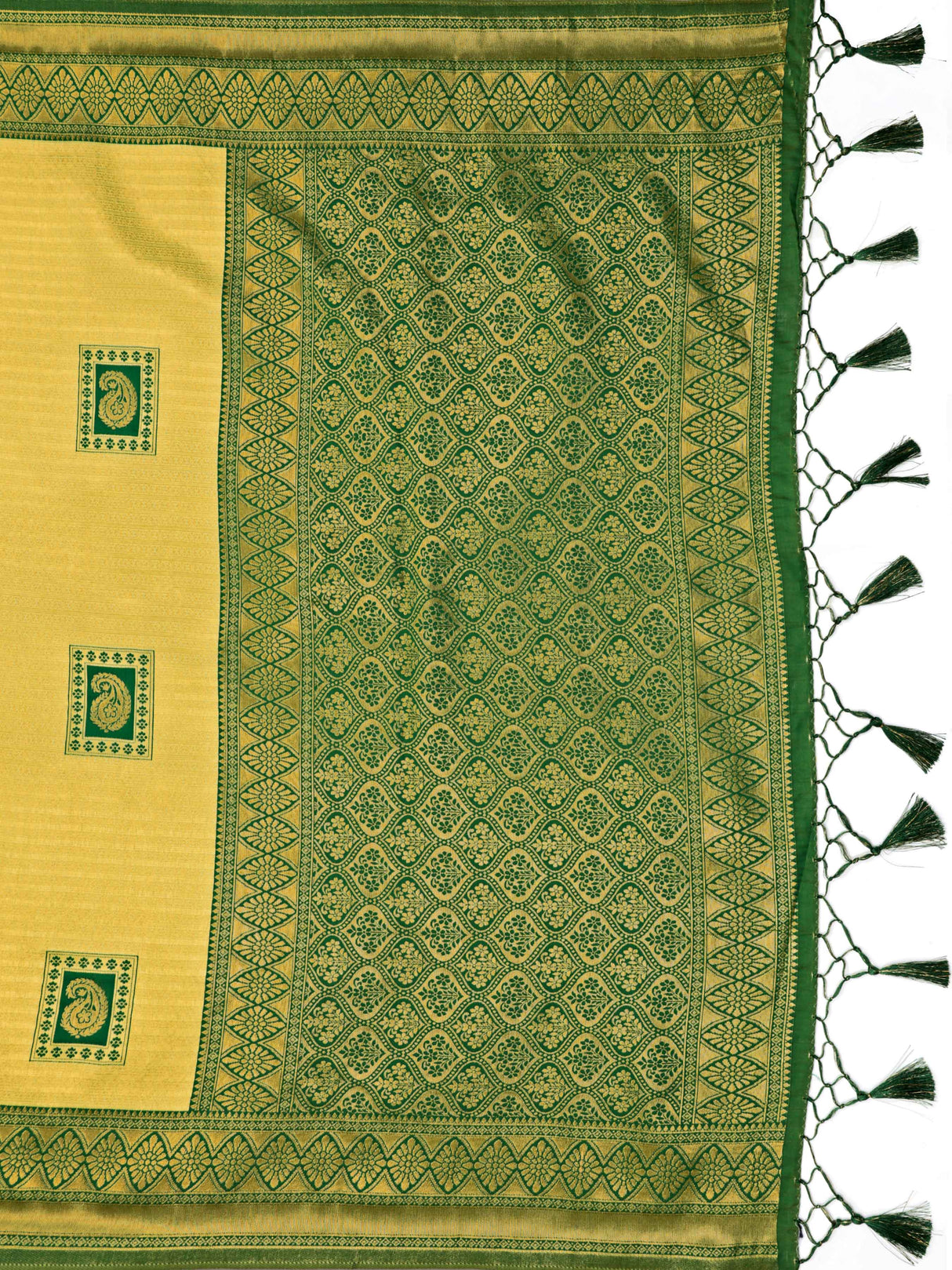 Mimosa Women's Woven Design Kanjivaram Art Silk Saree With Blouse Piece : SA0000898PS