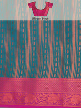 Mimosa Women's Woven Design Kanjivaram Art Silk Saree With Blouse Piece : SA0000914SF