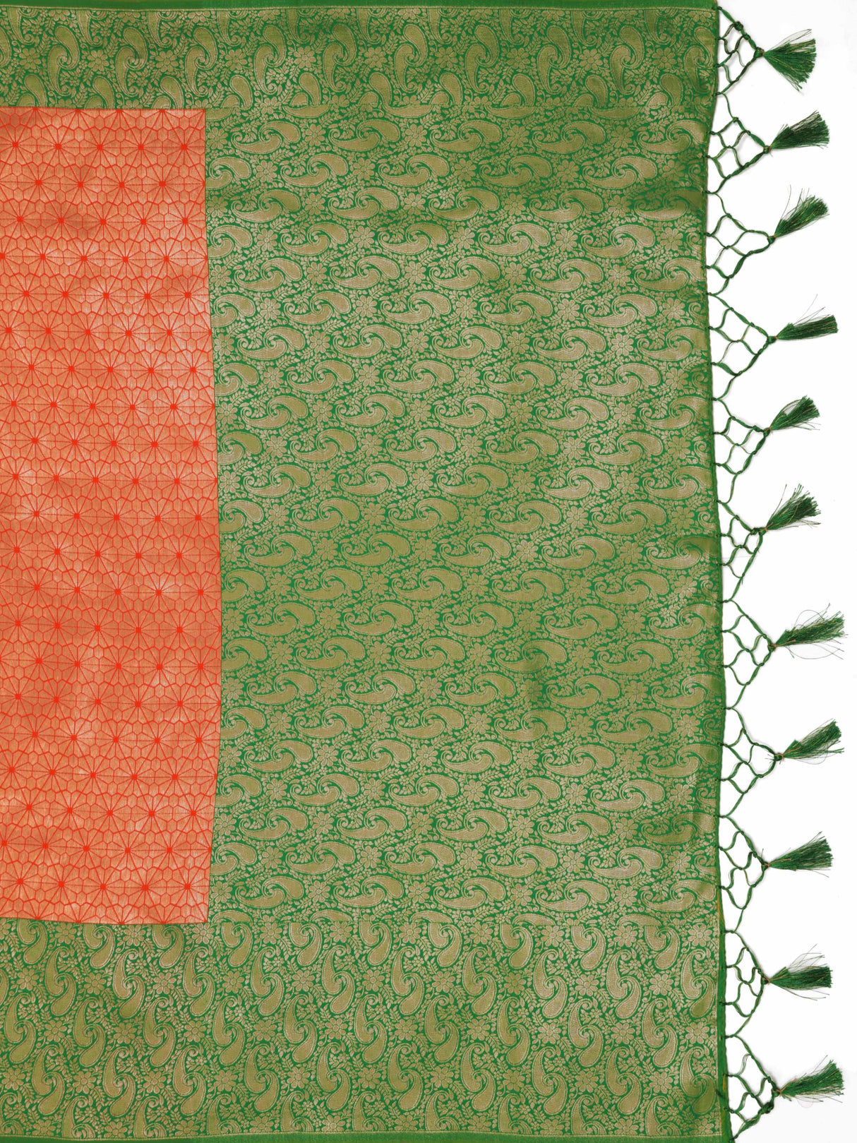 Mimosa Women's Woven Design Kanjivaram Art Silk Saree With Blouse Piece : SA0000892OR